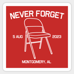 Montgomery Folding Chair Sticker